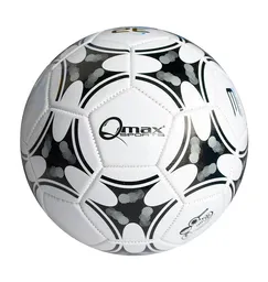 Qmax Balón de Fútbol Blanco No.3