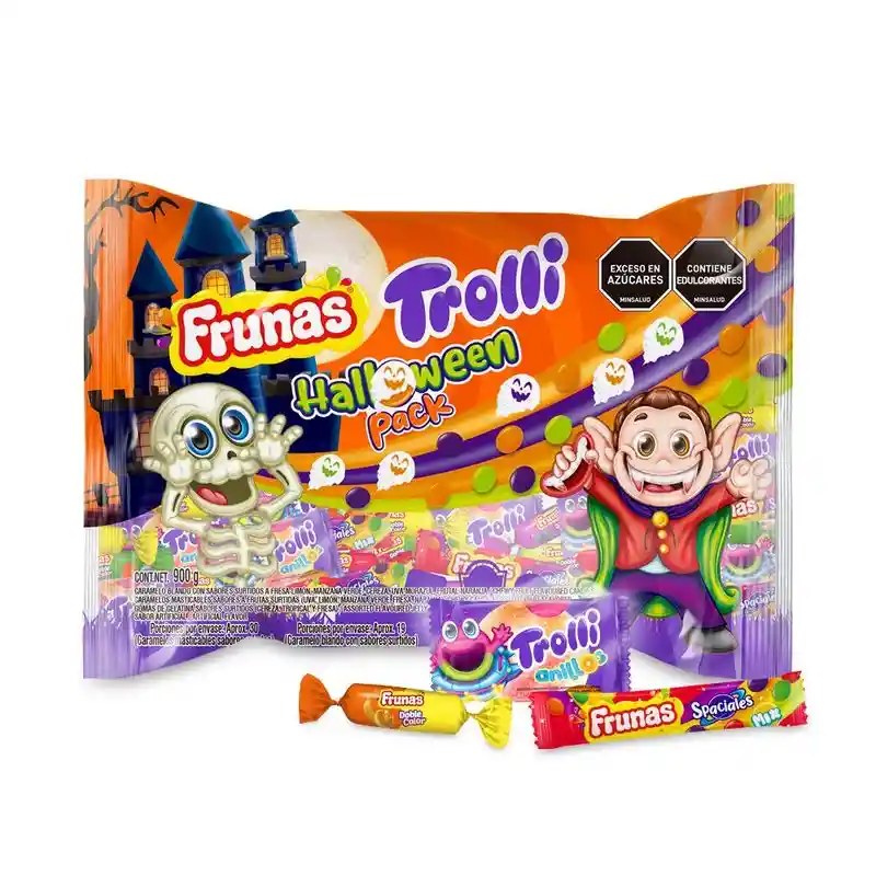 Trolli Caramelos Masticables Frutas Halloween