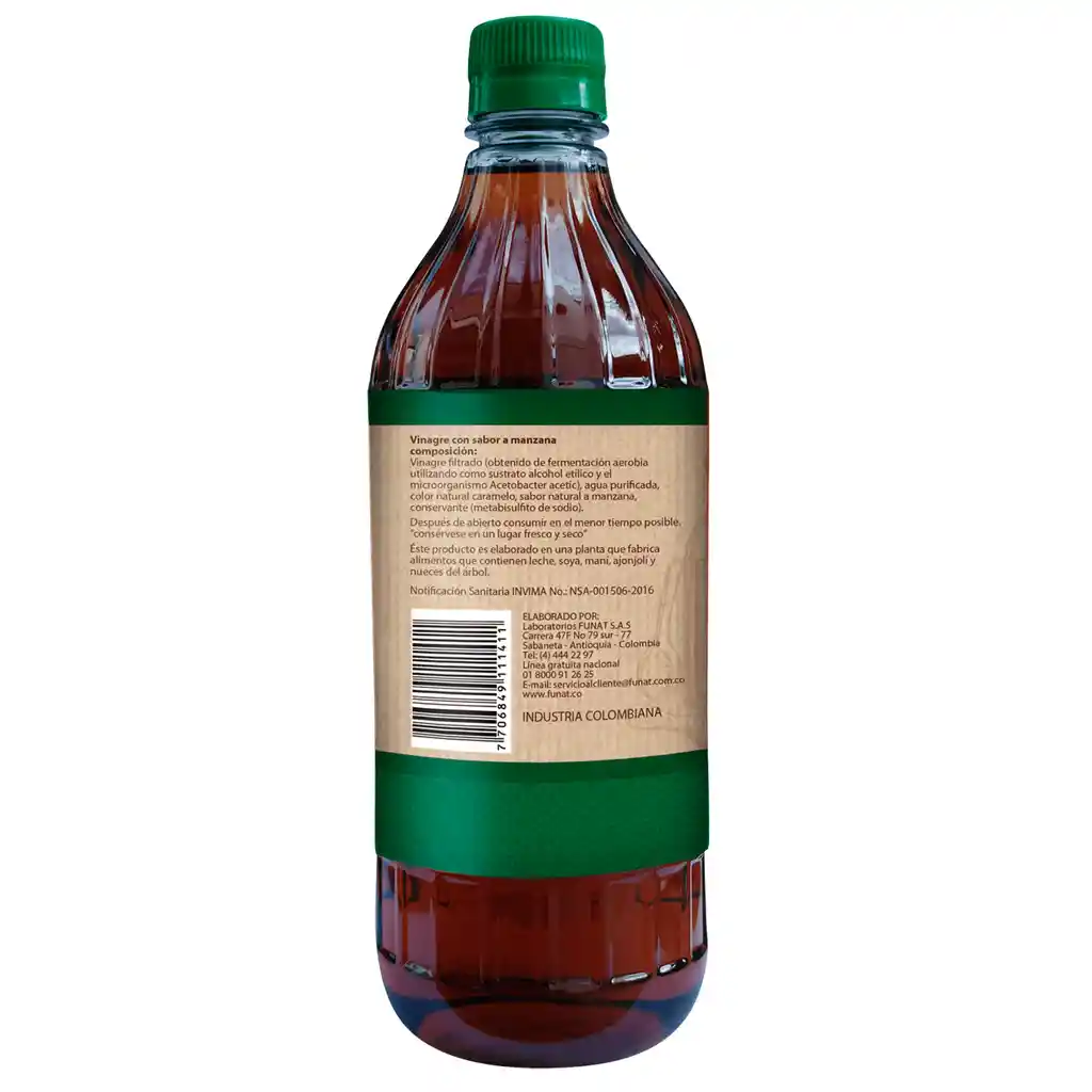 Funat Vinagre Con Sabor a Manzana