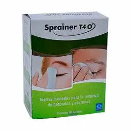 Sprainer Toallas Húmedas para Limpieza de Parpados y Pestañas