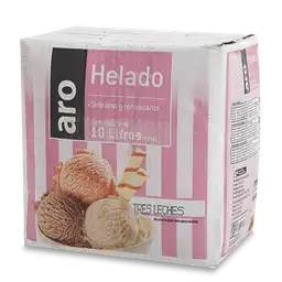 Aro Helado Cremoso Sabor Tres Leches en Caja