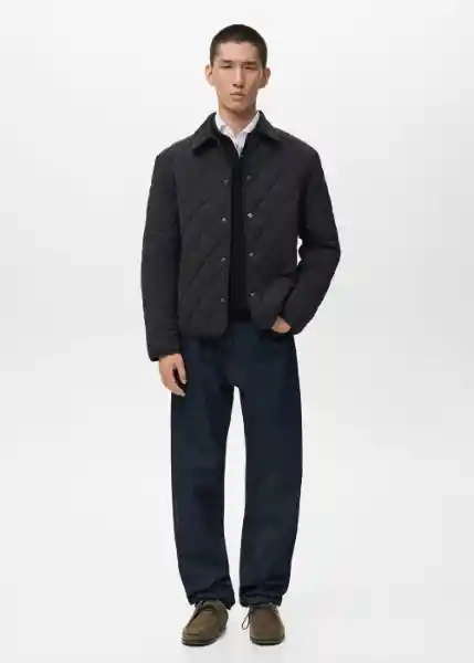 Chaqueta Gabriel Negro Talla M Hombre Mango