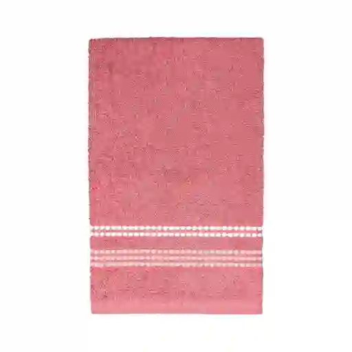 Toalla Mano en Cenefa Coral