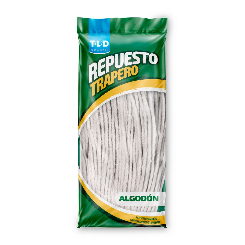 T/L/D Repuesto de Trapero de Algodón