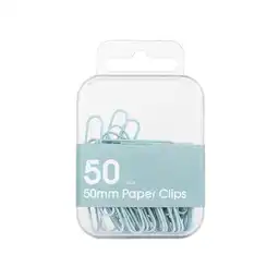 Set de Escritorio Clips Verdes 50 mm Miniso
