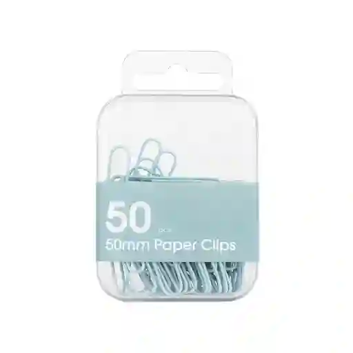 Set de Escritorio Clips Verdes 50 mm Miniso