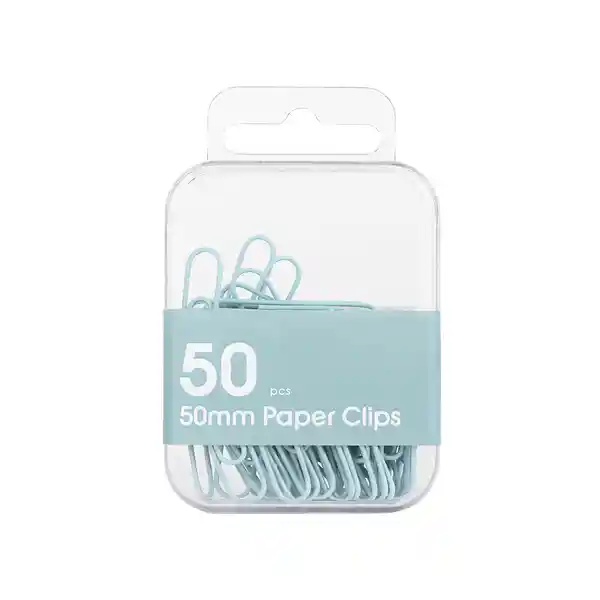 Set de Escritorio Clips Verdes 50 mm Miniso