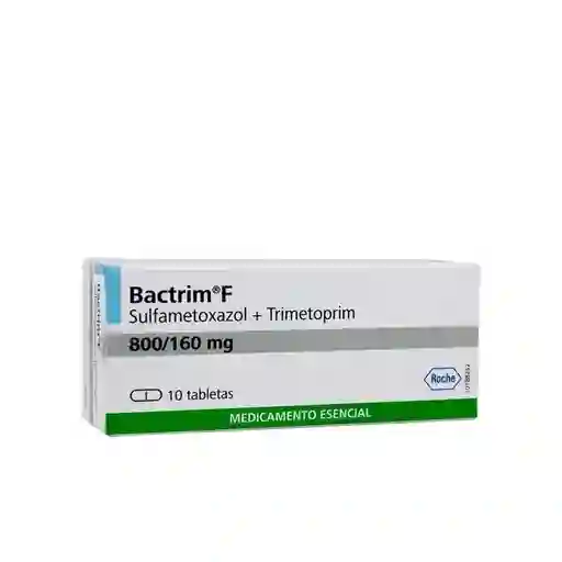Bactrim F Antibiótico (800 mg/160 mg) 10 Tabletas