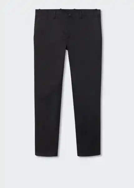 Pantalón Dublino Negro Talla 46 Hombre Mango