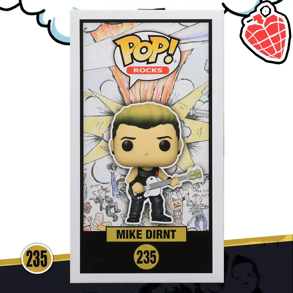 Funko Pop! Figura Colección Green Day Mike Dirnt