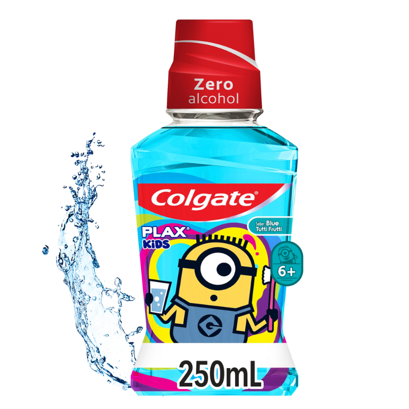 Colgate Enjuague Bucal Plax Kids Minions Niños 250 mL
