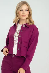 Chaqueta Macondo Color Rojo Vino Talla XS Ragged
