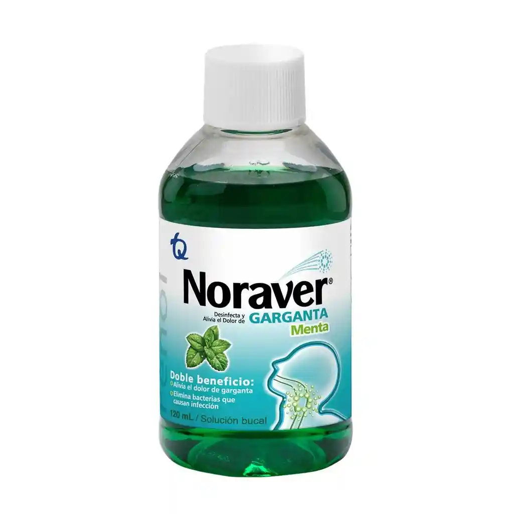 Solucion Bucal Noraver Menta Sin Valbula