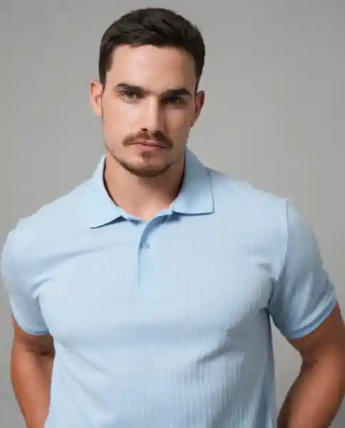Camiseta Polo Hombre Azul Talla S 199G101_AZU144122 Rifle