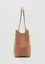 Bolso G Maribel Cuero Talla 99 Mujer Mango