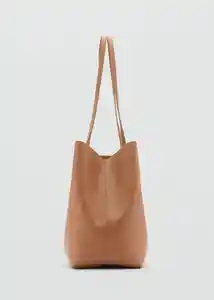 Bolso G Maribel Cuero Talla 99 Mujer Mango