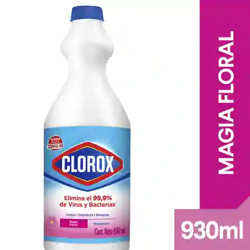 Blanqueador Clorox Magia Floral Botella 930 ml