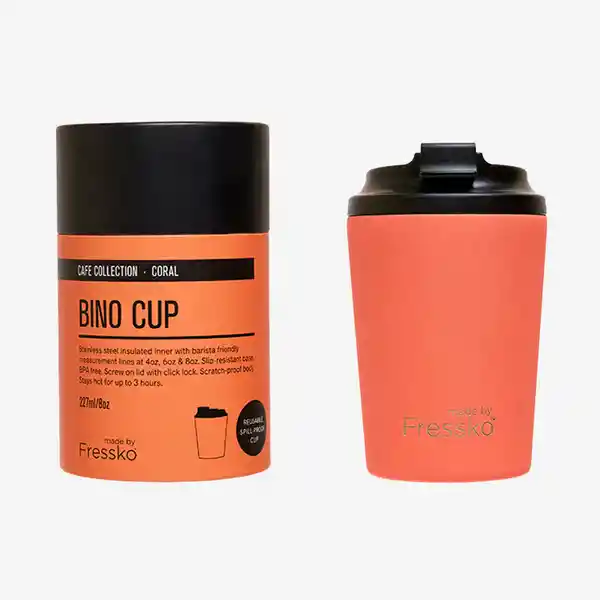 Made By Fressko Taza de Café Bino Coral 8 Oz