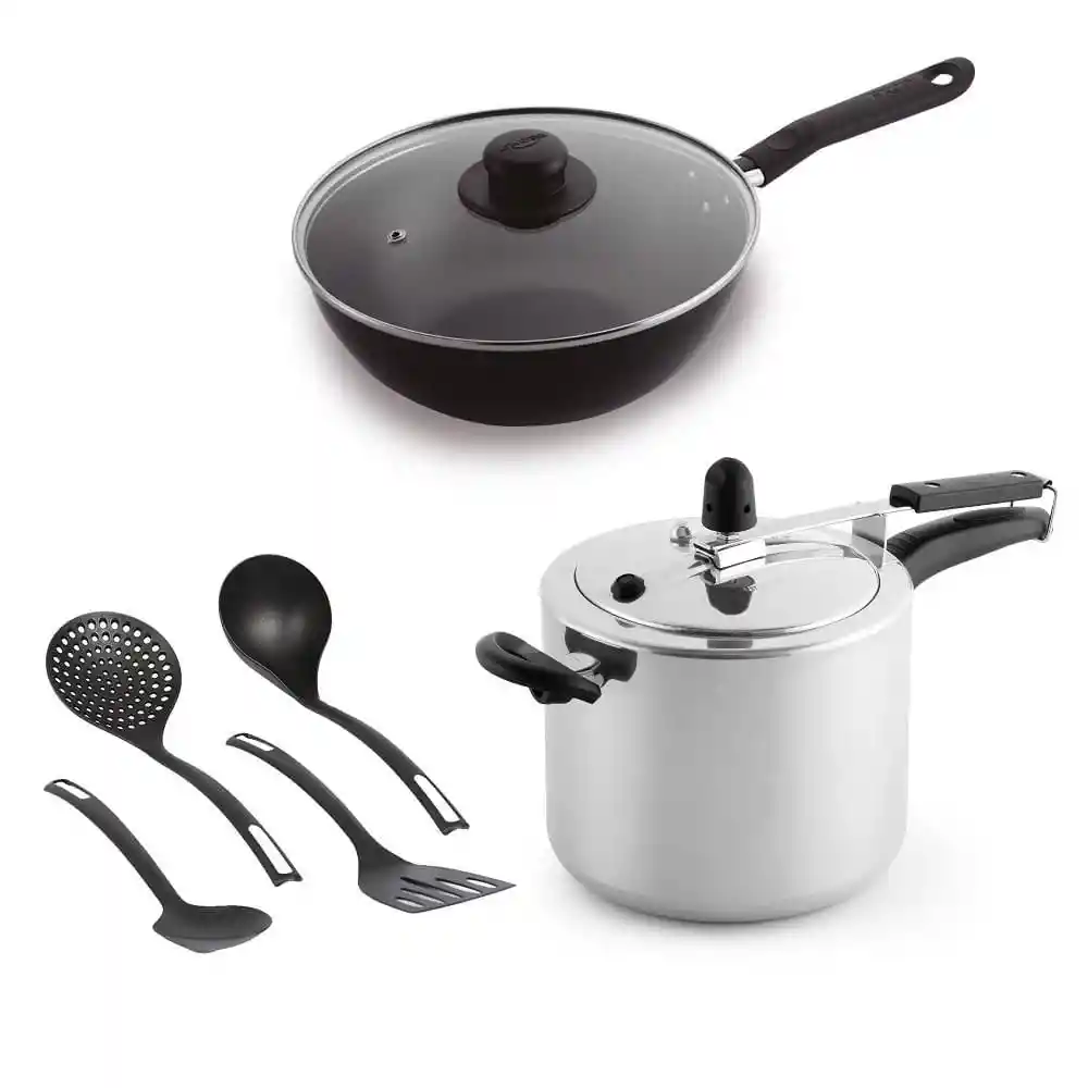 Olla a Presion +wok+ Utens Universal L24633