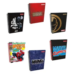 Cuaderno Cuadriculado 80 Hojas Argollado Tapa Dura Primavera