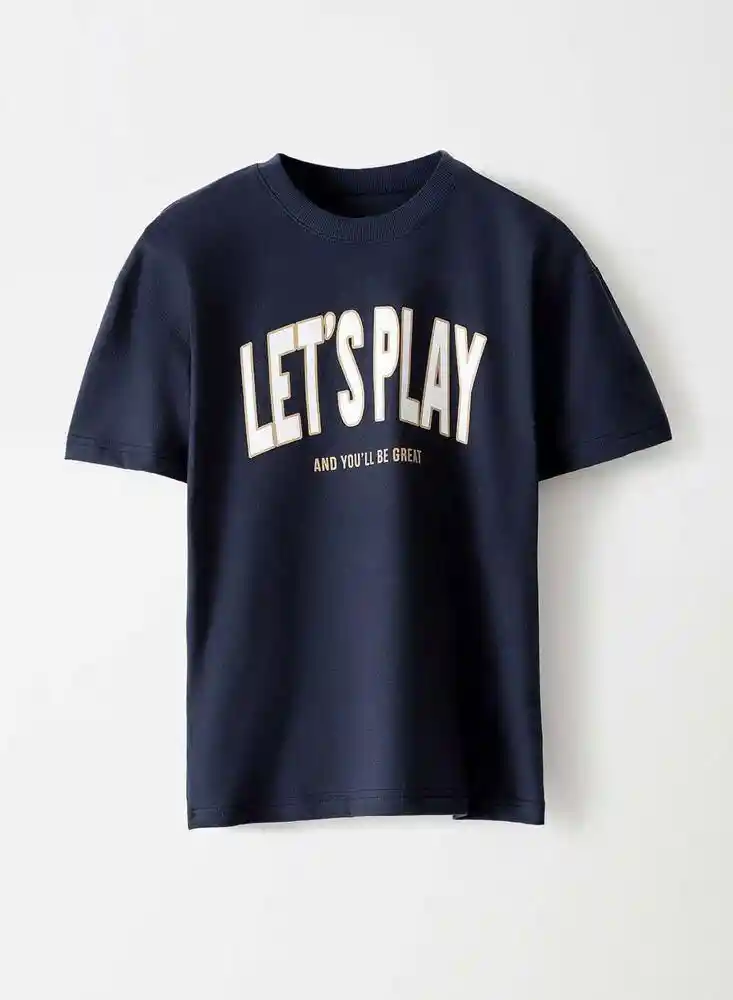 Camiseta Camiseta 8-azul