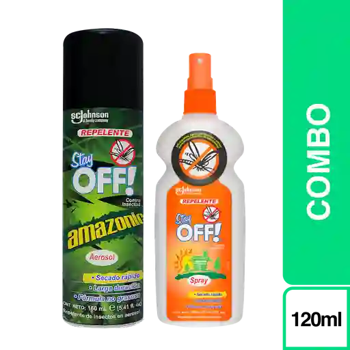 Combo Gratis Stay Off! Adultos + Spray Amazonic