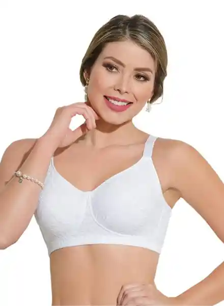 St Rina Brasier Para Mujer Color Blanco Talla 40