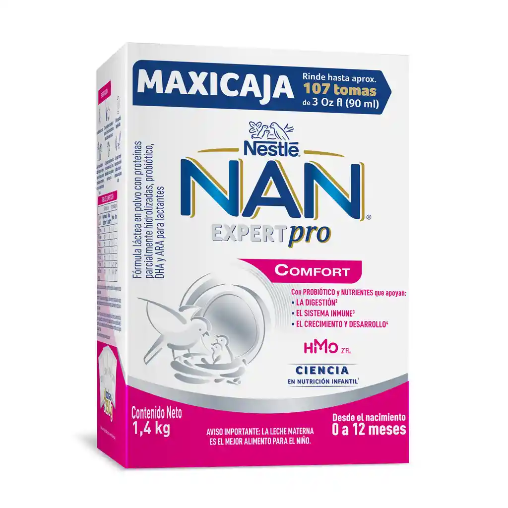 Fórmula infantil NAN COMFORT x 1400g
