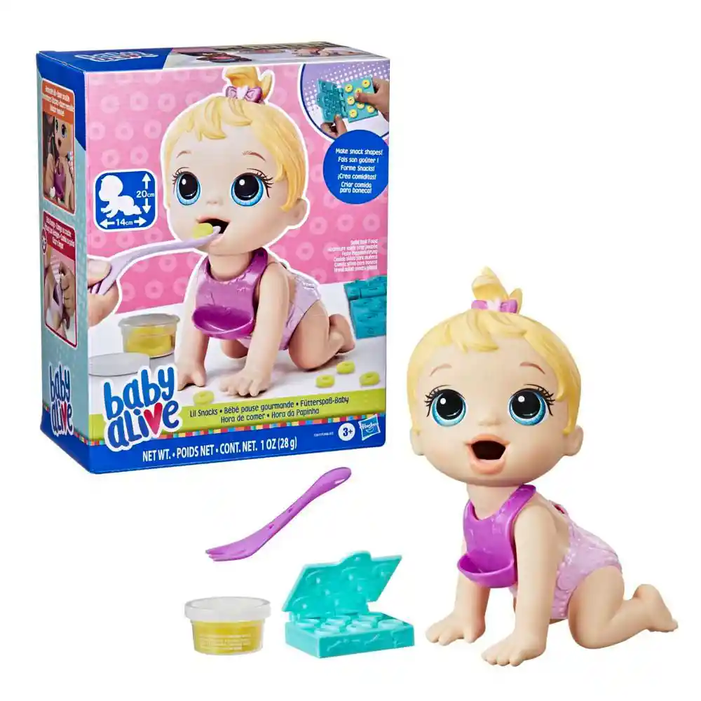 Baby Alive Muñeca Hora de Comer Rubia