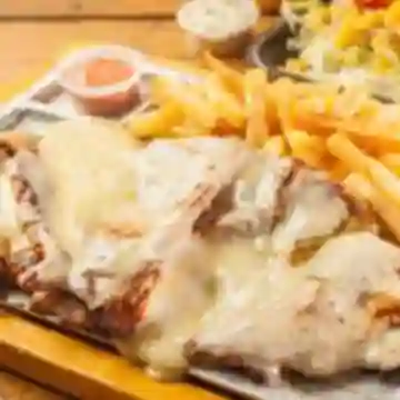 Pechuga en Salsa de Champiñones