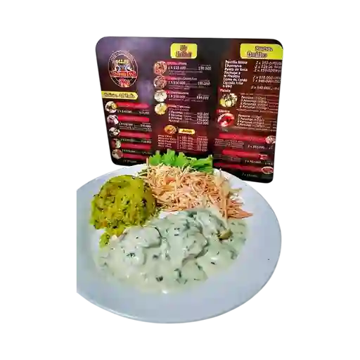 Chuleta con Champiñón