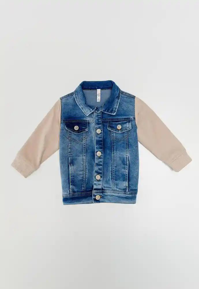 Chaqueta Denim 3t-azul