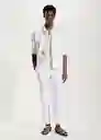 Chaqueta Conca Blanco Talla M Hombre Mango