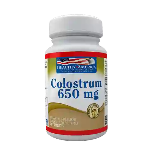 Healthy America Suplemento Dietario Colostrum (650 mg)