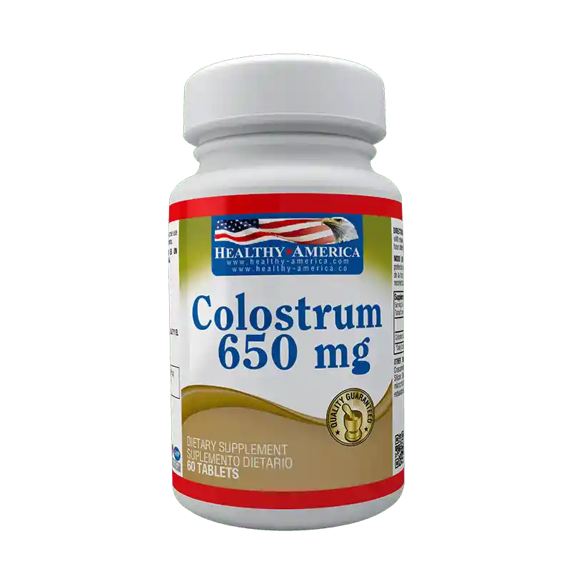 Healthy America Suplemento Dietario Colostrum (650 mg)