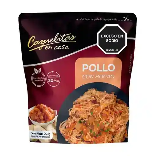 Cazuela Pollo Con Hogao - Cazuelitas en Casa