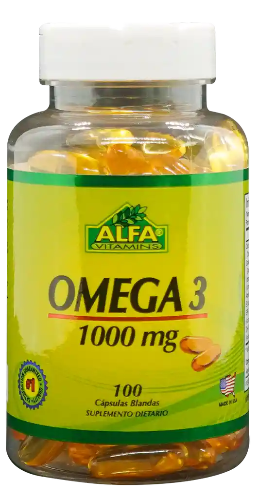 Alfa Suplemento Dietario Omega 3 Cápsulas Blandas (1000 mg)