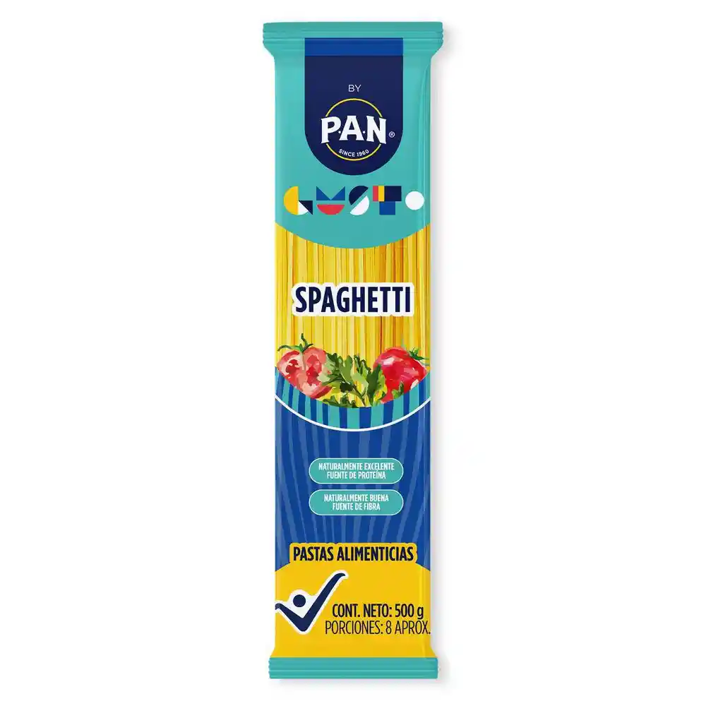 Pastas Pan Alimenticias Spaghetti (500 Gr)