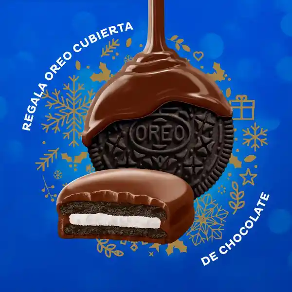Galleta Doble Chocolate Crema Vainilla Oreo