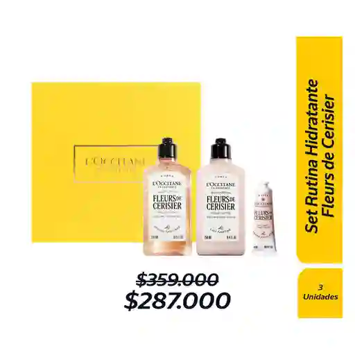 Combo Set Rutina Hidratante Fleurs de Cerisier