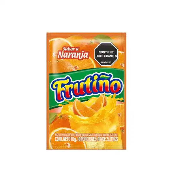 Frutiño Mezcla Polvo Bebida Naranja
