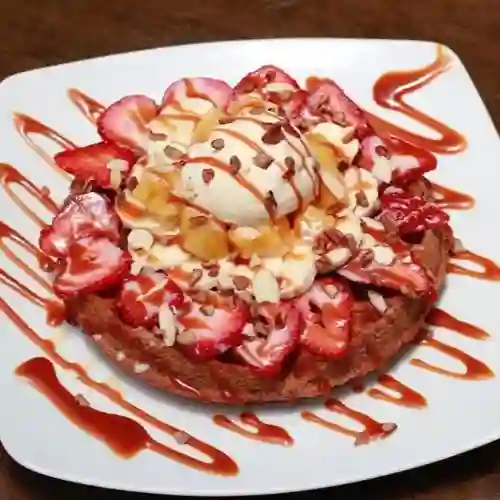 Waffle de Frutos Rojos