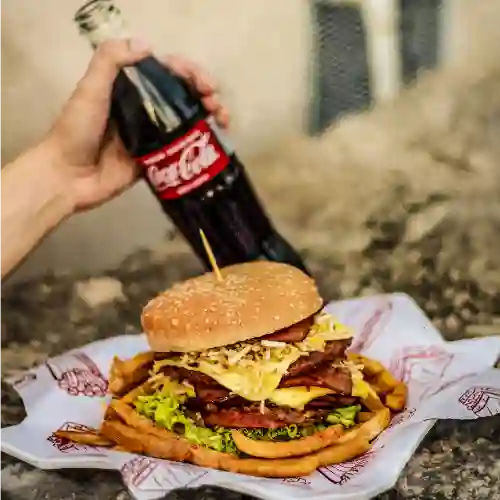 Combo Hamburguesa Doble Carne Especial