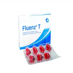 Fluenz T (400 mg/10 mg/2.5 mg/15 mg)