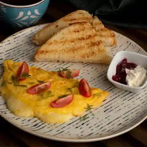 Omelette Jamón y Queso