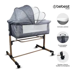 Cuna Colecho Side By Side Bebesit Golden Gris