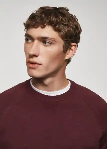 Jersey Ten Burdeos Talla XXL Hombre Mango