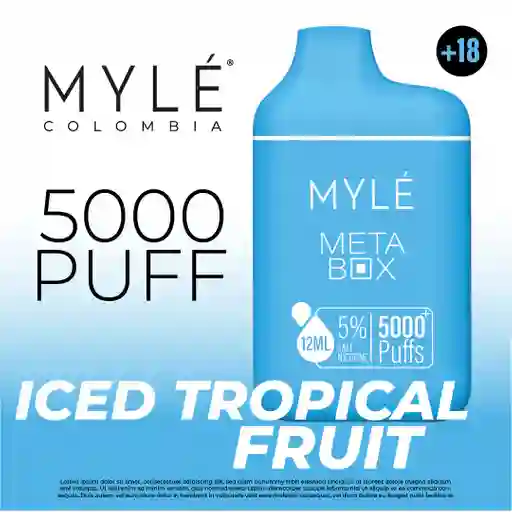 MYLE Vape Iced Tropical Fruit 5000 Puff 5%