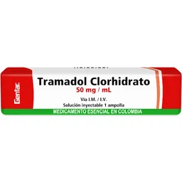 Genfar Tramadol Clorhidrato Solución Inyectable (50 mg)