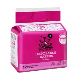 Wags & Wiggles Pañales para Perro Talla S